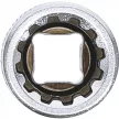 BGS technic Cheie tubulara adanca "Gear Lock" 10 mm, antrenare 1/4' (BGS 10160)