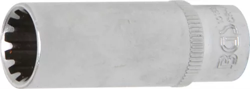 BGS technic Cheie tubulară Gear Lock, lungă | 6,3 mm antrenare 1/4" | 12 mm (BGS 10162)