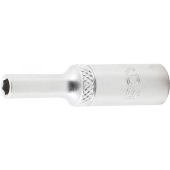   BGS technic Tubulara adanca hexagonala, 4 mm, antrenare 1/4" (BGS 10504)