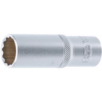   BGS technic Cheie tubulara adanca 19 mm, 12 puncte, antrenare 1/2' (BGS 10686)