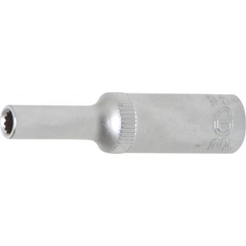   BGS technic Tubulară 4 mm in 12 colțuri, lungă cu antrenare 6,3 mm (1/4")mm (BGS 10702)