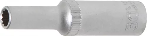 BGS technic Tubulară 5 mm in 12 colțuri, lungă cu antrenare 6,3 mm (1/4")mm (BGS 10704)