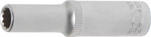 BGS technic Tubulară 6 mm in 12 colțuri, lungă cu antrenare 6,3 mm (1/4")mm (BGS 10706)