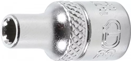 BGS technic Cheie tubulara in 12 colturi 4 mm, antrenare 1/4" (BGS 10774)