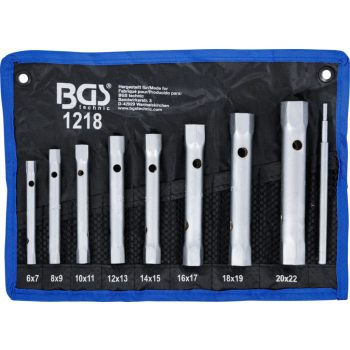   BGS technic Set chei tubulare pentru ţevi | 6 x 7 - 20 x 22 mm | 9 piese (BGS 1218)