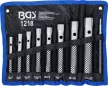BGS technic Set chei tubulare pentru ţevi | 6 x 7 - 20 x 22 mm | 9 piese (BGS 1218)