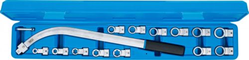 BGS technic Set chei role întinzătoare | 12 colțuri 12 - 19 mm / Profil E E10 - E18 | 15 piese (BGS 1312)