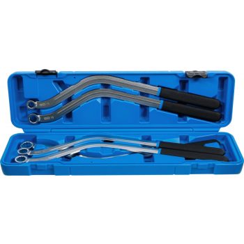   BGS technic Set chei inelare in 12 puncte cu unghi dublu pentru tensionare curele, dimensiuni 13 - 15 - 16 - 17 - 19 mm, lungime 460mm, 5 piese (BGS 1314)