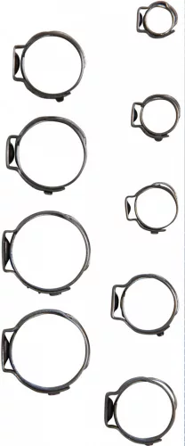 BGS technic Set coliere de furtun, material otel inox | Ø 5,8 - 21 mm | 170 piese (BGS 14115)