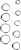 BGS technic Set coliere de furtun, material otel inox | Ø 5,8 - 21 mm | 170 piese (BGS 14115)