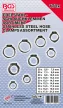 BGS technic Set coliere de furtun, material otel inox | Ø 5,8 - 21 mm | 170 piese (BGS 14115)