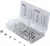BGS technic Set piulite cu cap bombat nichelate M3-M10mm, 150 piese (BGS 14130)