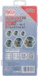 BGS technic Set piulite cu cap bombat nichelate M3-M10mm, 150 piese (BGS 14130)
