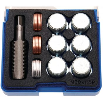   BGS technic Set reparatii filete pentru baie de ulei + busoane de baie: M 20 x 1.5 (BGS 159)