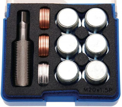 BGS technic Set reparatii filete pentru baie de ulei + busoane de baie: M 20 x 1.5 (BGS 159)