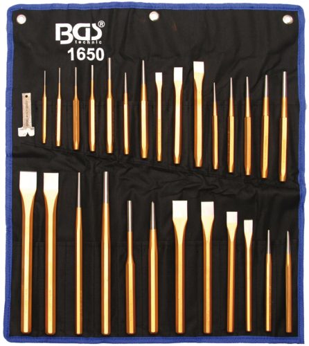 BGS technic Set dalti, dornuri si punctatoare , 28piese (BGS 1650)