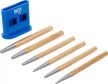 BGS technic Set punctatoare 3-4-5-6-7-8mm, lungime 150mm, 6 piese (BGS 1656)