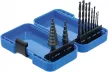 BGS technic Set burghie în trepte şi set burghie spirale | HSS | Ø 4 - 12 / 4 - 20 mm | 2 - 5 mm | 10 piese (BGS 1686)