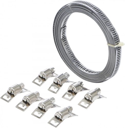 BGS DIY Set coliere furtun | cu banda metalica de 3m  (BGS 1794)