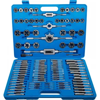   BGS technic Set de filiere si tarozi pentru pas normal si pas fin M2 - M18, 110 piese (BGS 1900)
