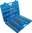 BGS technic Set de filiere si tarozi pentru pas normal si pas fin M2 - M18, 110 piese (BGS 1900)