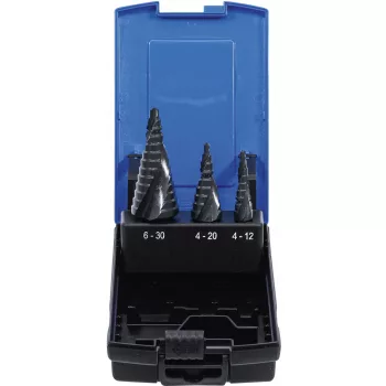   BGS technic Set burghie în trepte | Ø 4 - 30 mm | 3 piese (BGS 1945)