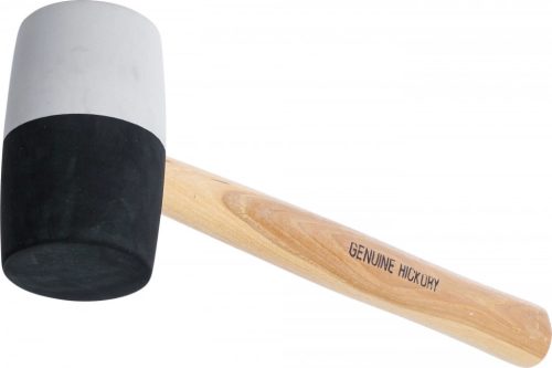 BGS technic Ciocan cauciuc | tijă Hickory | cap alb-negru Ø 63 mm | 840 g (BGS 1969)