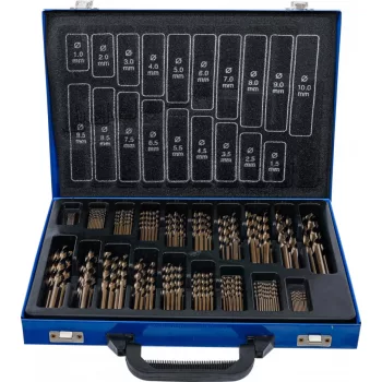   BGS technic Set burghie spiralate | HSS | aliaj 5% cobalt | 1 - 10 mm | 170 piese (BGS 2000)