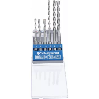   BGS DIY Set burghie percutoare | tijă SDS, Vârfuri din carburi metalice | 5 - 10 mm | 6 piese (BGS 2007)