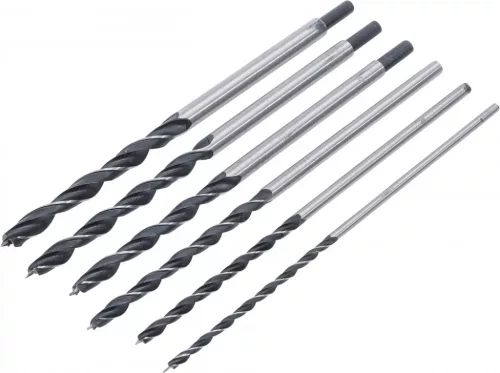 BGS DIY Set burghie pentru lemn | 6 - 14 mm | 6 piese (BGS 2018)