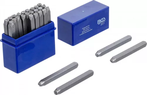 BGS technic Set poansoane litere| 4 mm (BGS 2031)
