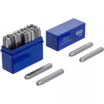 BGS technic Set poansoane litere| 5 mm (BGS 2032)