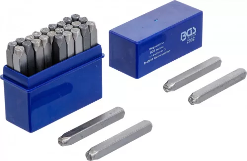 BGS technic Set poansoane litere| 5 mm (BGS 2032)