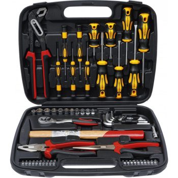   BGS DIY Trusa scule, chei tubulare, clesti, patenti, surubelnite, 58 piese (BGS 2037)