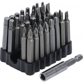   BGS DIY Set biţi pentru şuruburi de siguranţă | Antrenare hexagon exterior 6,3 mm (1/4") | 33 piese (BGS 20810)