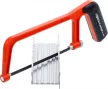 BGS DIY Ferăstrău pentru metale din aluminiu | incl. cutie-suport tăiere şi pânză | 150 mm (BGS 2082)