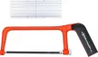 BGS DIY Ferăstrău pentru metale din aluminiu | incl. cutie-suport tăiere şi pânză | 150 mm (BGS 2082)