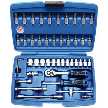   BGS technic Set chei tubulare | Antrenare 6,3 mm (1/4") | 46 piese (BGS 2145)