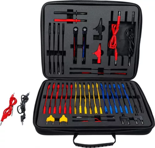 BGS technic Set cabluri de măsurare şi vârfuri de testare | 92 piese (BGS 2184-1)