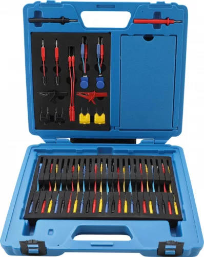 BGS technic Set cabluri de măsurare şi vârfuri de testare | 92 piese (BGS 2186)