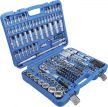 BGS technic Set chei tubulare 6 colțuri | Antrenare 6,3 mm (1/4") / 10 mm (3/8") / 12,5 mm (1/2") | Mărimi în ţoli | 192 piese (BGS 2245)
