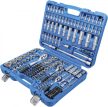 BGS technic Set chei tubulare 6 colțuri | Antrenare 6,3 mm (1/4") / 10 mm (3/8") / 12,5 mm (1/2") | Mărimi în ţoli | 192 piese (BGS 2245)