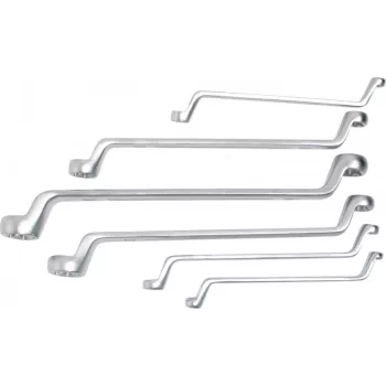   BGS technic Set chei inelare duble cu capete Profil E | cotite | E6 - E24 | 6 piese (BGS 2281)