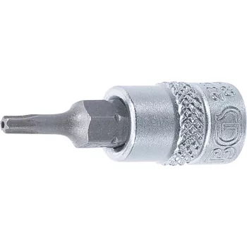   BGS technic Bit Torx | 6,3 mm (1/4") | Profil T (pentru Torx) cu gaură T10 (BGS 2357)