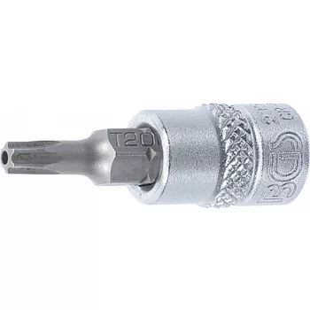   BGS technic Bit | 6,3 mm (1/4") | Profil T (pentru Torx) cu gaură T20 (BGS 2359)