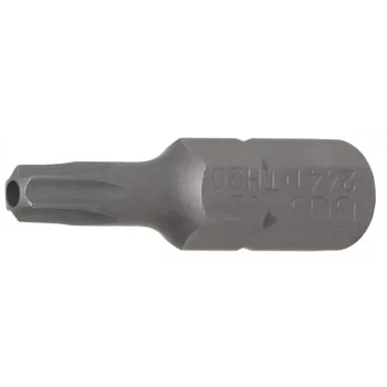   BGS technic Bit |Antrenare 6 colțuri exterior 6,3 mm (1/4") | Profil T (pentru Torx) cu gaură T20 (BGS 2441)