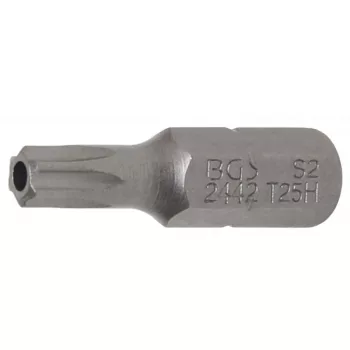   BGS technic Bit | Antrenare 6 colțuri exterior 6,3 mm (1/4") | Profil T (pentru Torx) cu gaură T25 (BGS 2442)