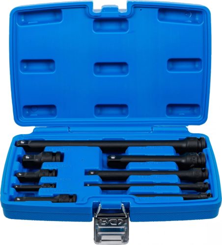 BGS technic Set prelungitoare de forţă | 6,3 mm (1/4") / 10 mm (3/8") / 12,5 mm (1/2") | 9 piese (BGS 25145)
