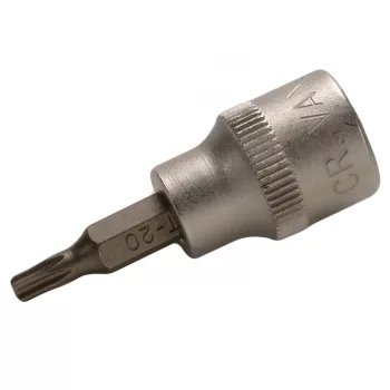   BGS technic Bit | 10 mm (3/8") | Profil T (pentru Torx) cu gaură T20 (BGS 2571)