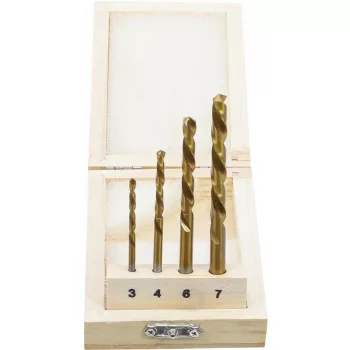   BGS technic Set burghie | HSS | tăiş pe stânga | 4 piese (BGS 2726)